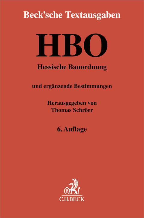 Hessische Bauordnung. HBO - 