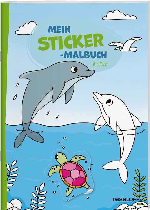 Mein Sticker-Malbuch. Am Meer