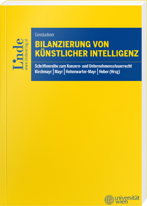 Bilanzierung von künstlicher Intelligenz - Sebastian Gensluckner