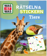 WAS IST WAS Rätseln und Stickern: Tiere