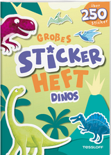Gro&szlig;es Stickerheft. Dinos