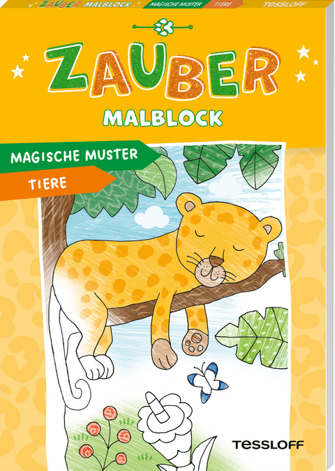 Zaubermalblock. Magische Muster. Tiere