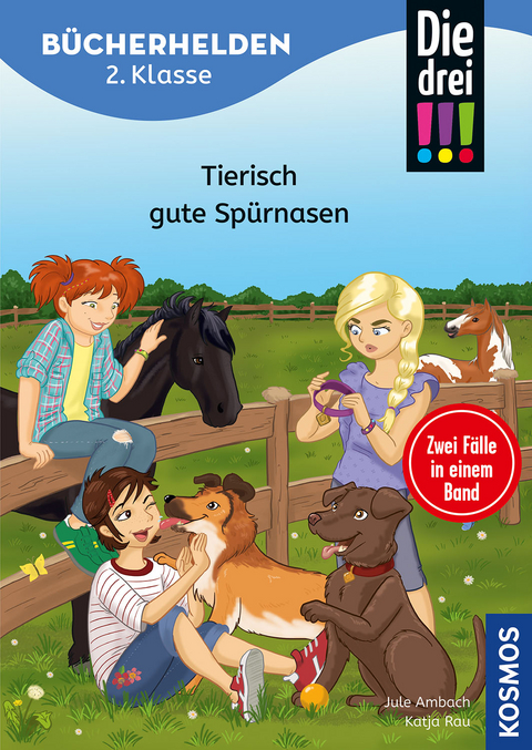 Die drei !!!, B&uuml;cherhelden 2. Klasse, Doppelband, Tierisch gute Sp&uuml;rnasen - Jule Ambach