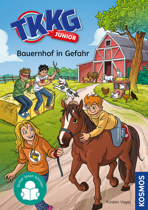 TKKG Junior, 6, Bauernhof in Gefahr - Kirsten Vogel
