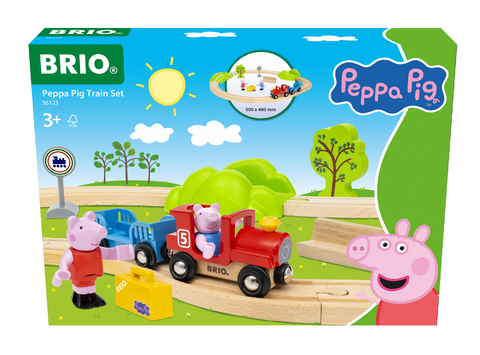 Peppa Wutz Eisenbahn-Set / Eisenbahnset f&uuml;r Kinder ab 3 Jahren