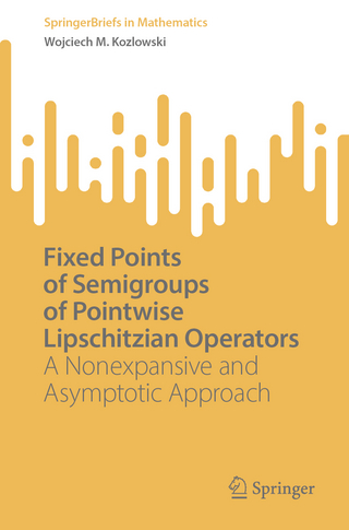 Fixed Points of Semigroups of Pointwise Lipschitzian Operators
