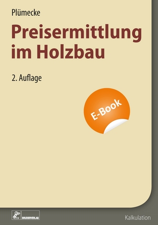 Plümecke Preisermittlung im Holzbau - E-Book (PDF)