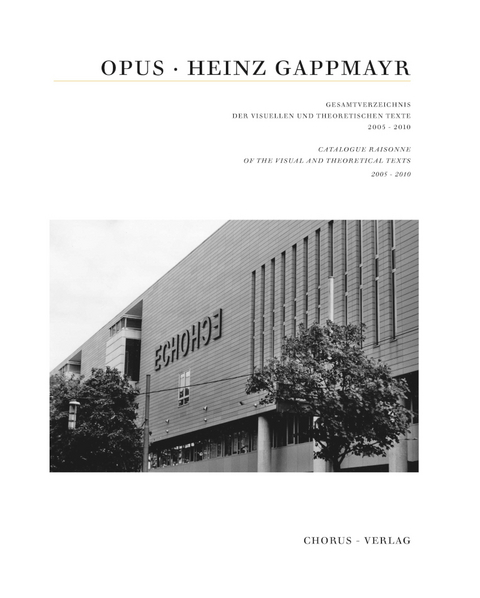 Opus Heinz Gappmayr - Gaby Gappmayr