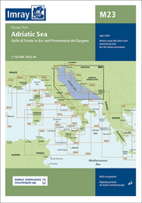 Imray Chart M23 Adriatic Sea Passage Chart -  Imray