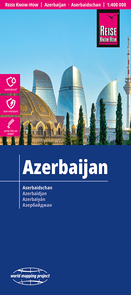 Reise Know-How Landkarte Aserbaidschan | Azerbaijan (1:400.000)