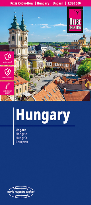 Reise Know-How Landkarte Ungarn | Hungary (1:380.000)