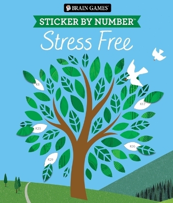 Brain Games - Sticker by Number: Stress Free #2 (28 Images to Sticker) -  Publications International Ltd,  New Seasons,  Brain Games