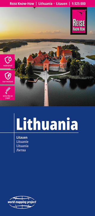 Reise Know-How Landkarte Litauen und Kaliningrad | Lithuania and Kaliningrad (1:325.000)
