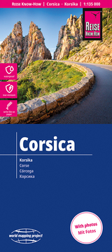 Reise Know-How Landkarte Korsika | Corsica (1:135.000) - 