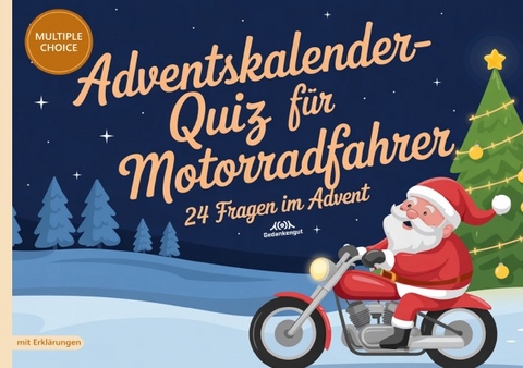 Adventskalender-Quiz f&uuml;r Motorradfahrer - Gedankengut Spiele