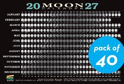 2027 Moon Calendar Card (40 Pack) - Kim Long