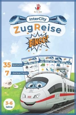 InterCity-Entdecker-Zugreise-Bingo für Kindergartenkinder (3-6 Jahre)