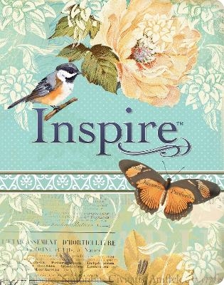 Inspire Bible NLT, Filament Enabled, Vintage Blue/Cream