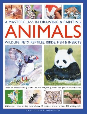 A Masterclass in Drawing & Painting Animals (Wildlife, Pets, Reptiles, Birds, Fish & Insects) - Jonathan Truss, Sarah Hoggett