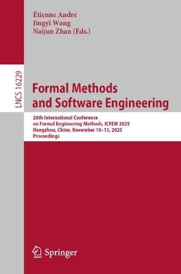 Formal Methods and Software Engineering - 