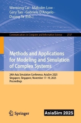 Methods and Applications for Modeling and Simulation of Complex Systems