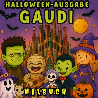 Gaudi Halloween Malbuch