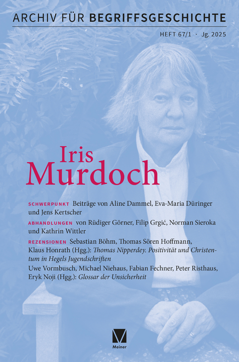 Archiv für Begriffsgeschichte. Band 67,1 - 