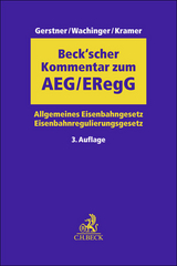 Beck'scher AEG/ERegG-Kommentar - Gerstner, Stephan; Wachinger, Lorenz; Kramer, Urs