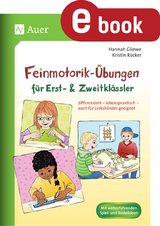 Feinmotorik-&Uuml;bungen f&uuml;r Erst- und Zweitkl&auml;ssler - Kristin R&uuml;cker, Hannah Otto