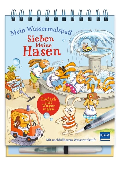 Mein Wassermalspa&szlig; - Sieben kleine Hasen - Sabine Praml