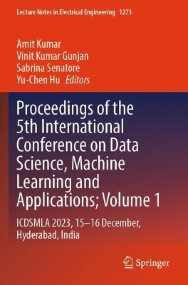 Proceedings of the 5th International Conference on Data Science, Machine Learning and Applications; Volume 1 - 
