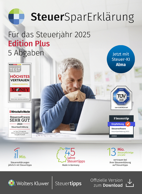 SteuerSparErklärung plus (Steuerjahr 2025)