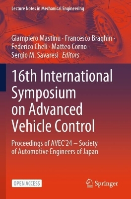 16th International Symposium on Advanced Vehicle Control - 