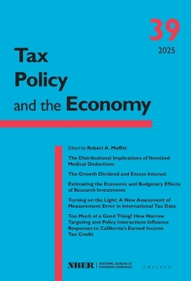 Tax Policy and the Economy, Volume 39 - 