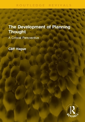 The Development of Planning Thought