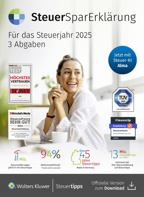SteuerSparErklärung (Steuerjahr 2025)