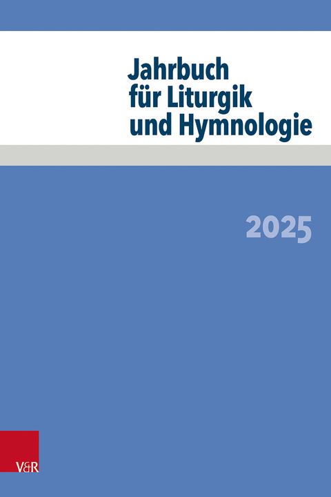 Jahrbuch f&uuml;r Liturgik und Hymnologie - 