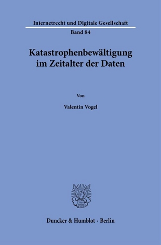 Katastrophenbewältigung im Zeitalter der Daten