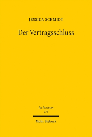 Der Vertragsschluss