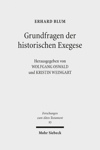 Grundfragen der historischen Exegese
