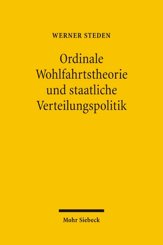 Ordinale Wohlfahrtstheorie und staatliche Verteilungspolitik