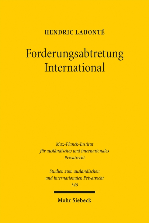 Forderungsabtretung International - Hendric Labonté