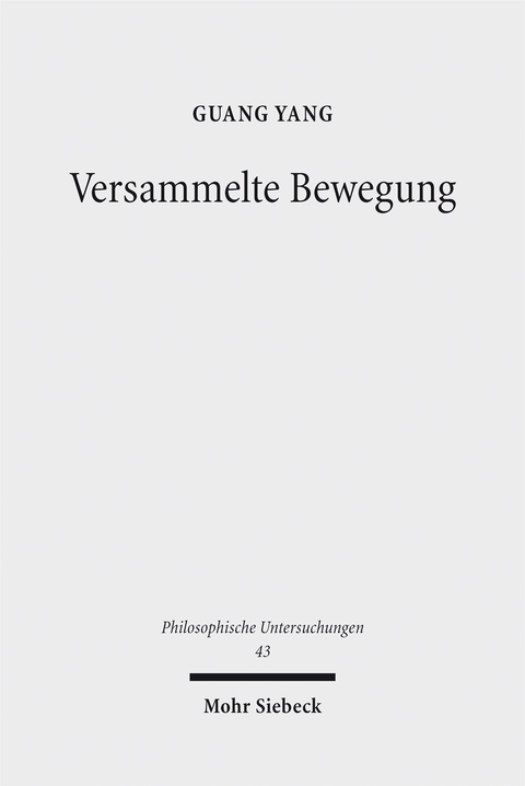 Versammelte Bewegung - Guang Yang