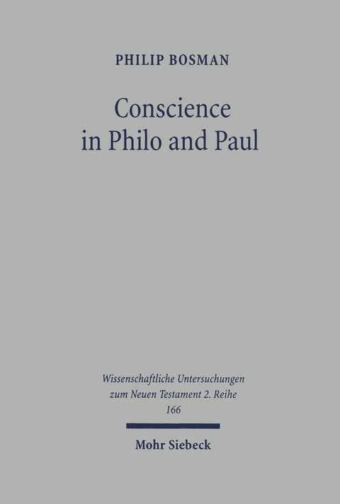 Conscience in Philo and Paul - Philip Bosman