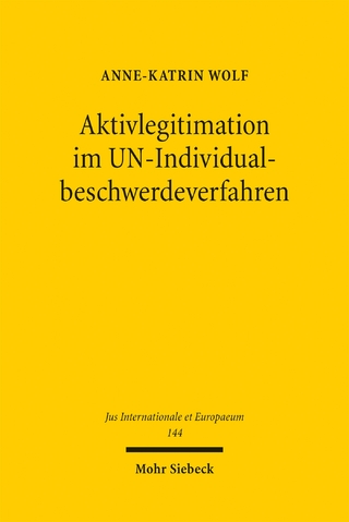 Aktivlegitimation im UN-Individualbeschwerdeverfahren