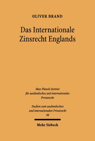 Das Internationale Zinsrecht Englands