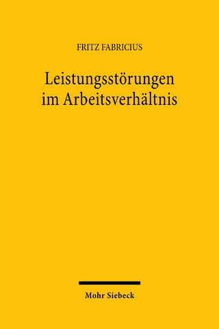 Leistungsstörungen im Arbeitsverhältnis