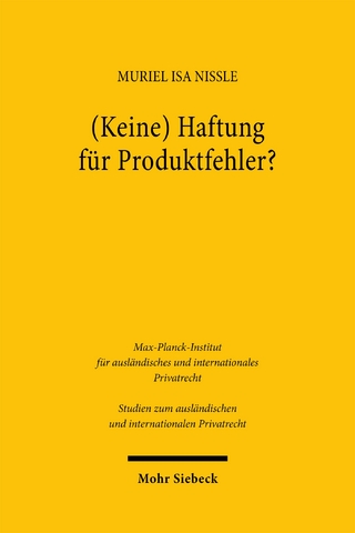 (Keine) Haftung für Produktfehler?