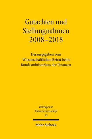 Gutachten und Stellungnahmen 2008-2018