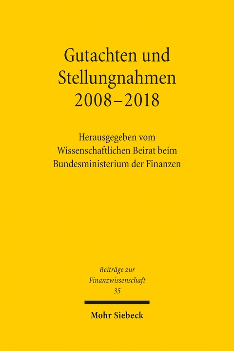 Gutachten und Stellungnahmen 2008-2018 - 